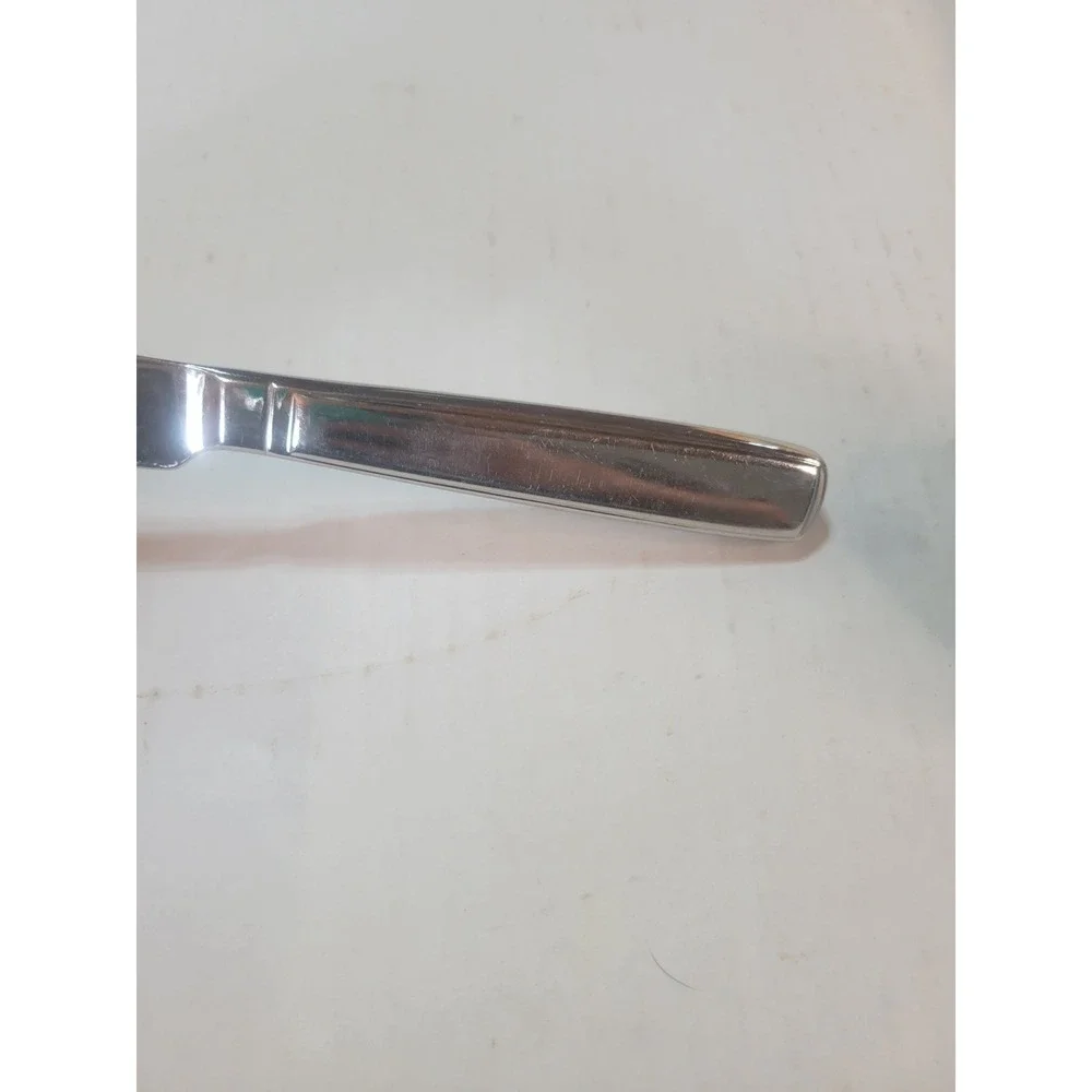 Reed & Barton Northland Stainless Steel Dinner Knife 18/10 Solid‎ Handle Silver